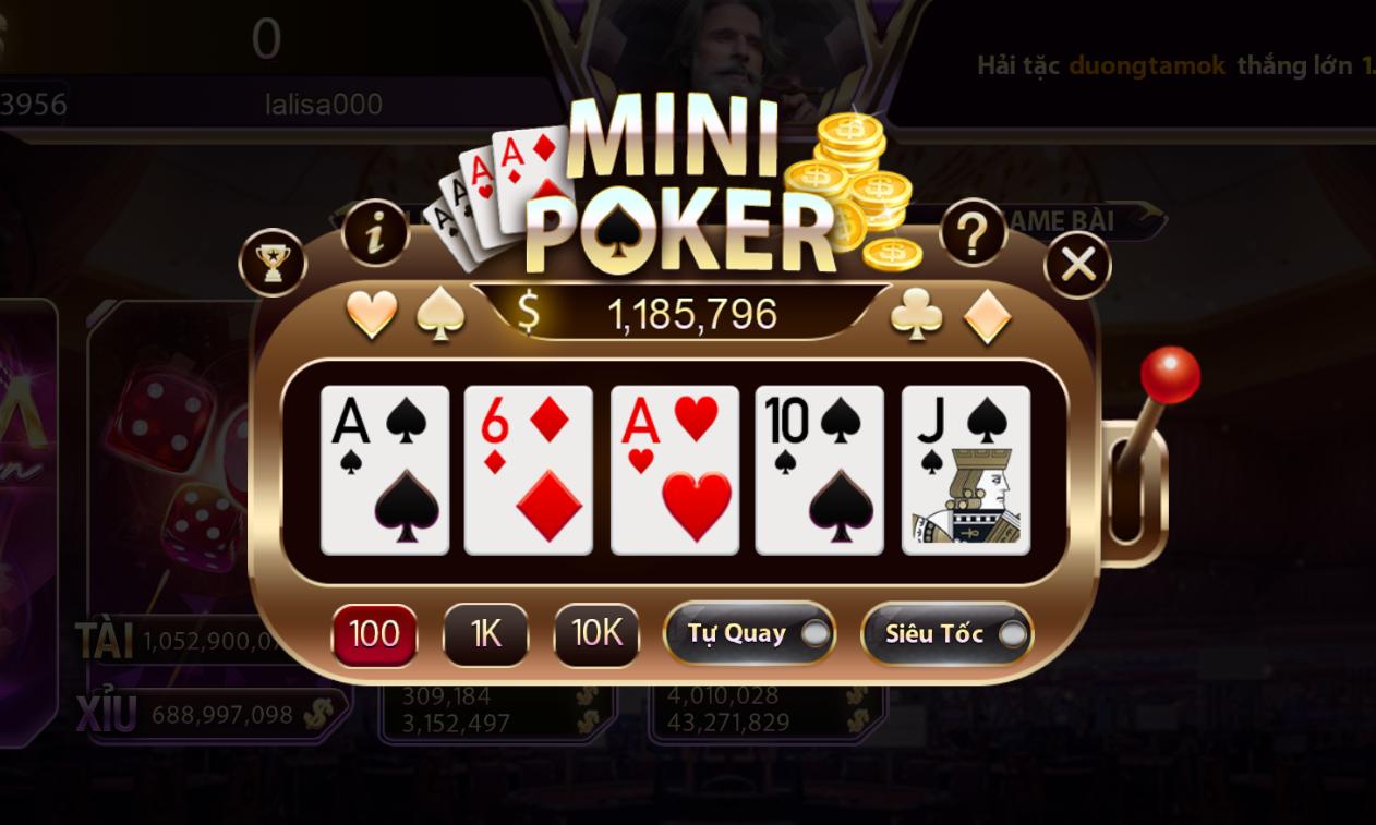 Tìm hiểu tổng quan game Mini Poker